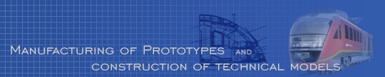 Konstruktion von technischen Modellen und Prototypen